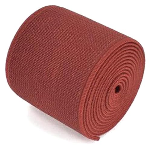 BTBTB Elastizität for Nähen, 1 Meter elastische Bandbreite 4 cm Farbe Elastisches dekoratives Gurtband for DIY GARMEN NEWING Accessoires(Dark Red) von BTBTB