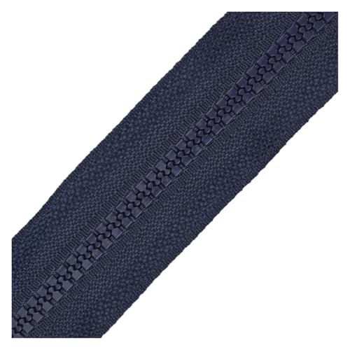 BTBTB Reißverschluss, 80-150 cm 5# Harz Reißverschlüsse Doppel-Schieberie-Reißverschlüsse for Nähtaschen Kleidung Reißverschluss Accessoires(Navy,90cm) von BTBTB