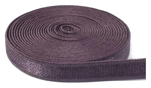 Elastisch for Nähen, 20 Meter, 6 mm Breite, Nylon-Gummiband, dekoratives Gurtband, Spitze, DIY Nähen, Kleidungszubehör(Purple) von BTBTB