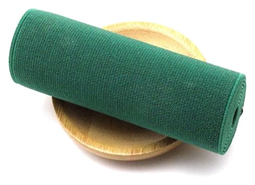 Elastizität for Nähen, 1 Meter 8/10 cm Breite weiche elastische Banden Gummibänder Kleidung Elastizitätsgürtel DIY -Nähzubehör(Green,10cm) von BTBTB