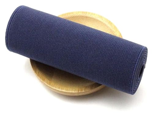 Elastizität for Nähen, 1 Meter 8/10 cm Breite weiche elastische Banden Gummibänder Kleidung Elastizitätsgürtel DIY -Nähzubehör(Navy Blue,10cm) von BTBTB