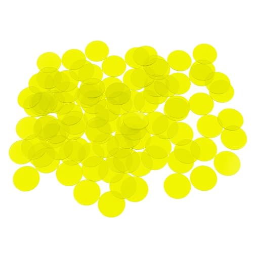 BTGHPI 100Pcs Kunststoff Zählen Zähler Marker Für Kinder Mathematik Bildung Spiel Mehrere Farbe Transparent Zähler Bingo Chip von BTGHPI