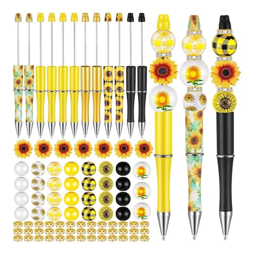 BTGHPI 86-teiliges Kugelschreiber-Set mit Perlen, Perlen, Strass, Perlen, Schulbedarf von BTGHPI
