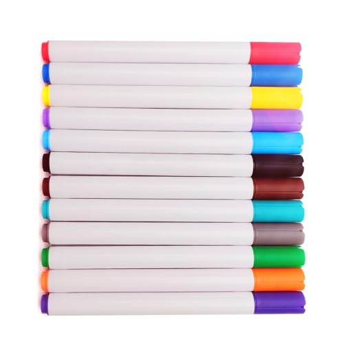 BTGHPI Acrylfarben-Stifte mit 12 Farben, Acryl-Marker-Stifte zum Zeichnen, Kartenherstellung, Bastelzubehör von BTGHPI