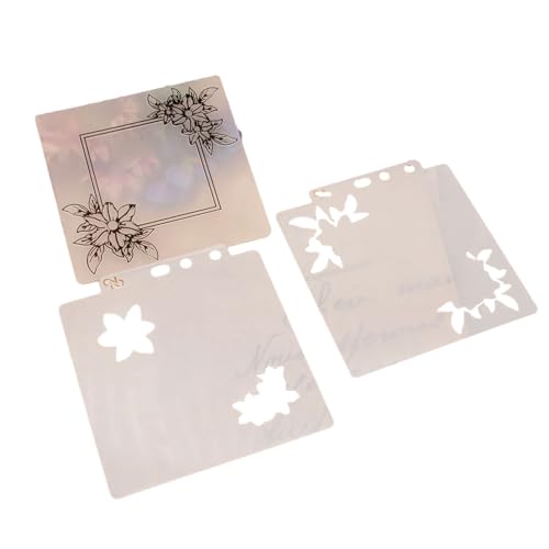 Blumenschablonen Papierbastelmappe Scrapbooking Vorlage Malerei Weihnachten Kartenherstellung von BTGHPI