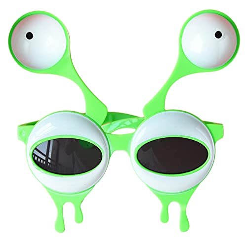 Party Sonnenbrille Lustige Alien Neuheit – Riesig – Ausgefallen – Kid Party Zubehör Schneckenförmige Brille von BTGHPI