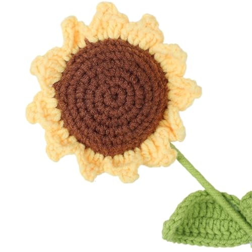 BTYQKZVPM，Häkelblumen,Gestrickte Blumen， 10 Pcs Artificial Handmade Crochet Woollen Flower Wedding Bridal Bouquet DIY Festival Home(4) von BTYQKZVPM