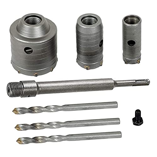 Beton-Lochsäge, elektrisch, Vatertag, Lochsägen-Bohrer-Set mit SDS-Plus-Schaft, Wandlochschneider Beton-Lochsäge, elektrisch, Vatertag, Lochsägen-Bohrer-Set mit SDS-Plus-Schaft, Wandlochschneider von BTYQKZVPM
