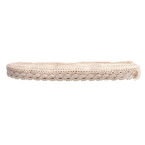 BUBTPKPJH Nähband, Spitzenrandbesatzband Besatz for Nähen, Spitzenband for Selbermachen, Kleiderband, Spitzenkleidung, Hochzeitsnähen(Beige) von BUBTPKPJH