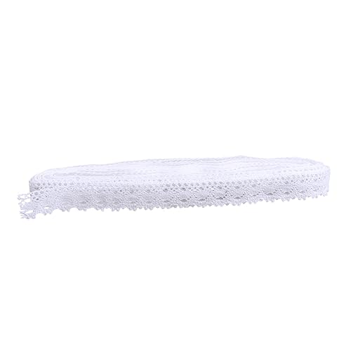 BUBTPKPJH Nähband, Spitzenrandbesatzband Besatz for Nähen, Spitzenband for Selbermachen, Kleiderband, Spitzenkleidung, Hochzeitsnähen(White) von BUBTPKPJH