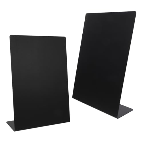 2st Tafelbeschilderung Kreidetafel Aufstehen Tafelzeichen Tafelschild Für Den Tisch Tafelschild Für Essen Tafeletiketten Staffelei Menütafel Kreidetafel-schild Plastik Black BUGUUYO von BUGUUYO