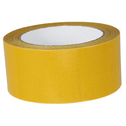 BUGUUYO 1 Rolle Doppelseitiges Klebeband Teppichklebeband Bänder Gitterband Dichtungsband Dekoratives Klebeband Glasfasergewebeband Bastelband Teppichband Für Teppich Ballaststoff Yellow von BUGUUYO