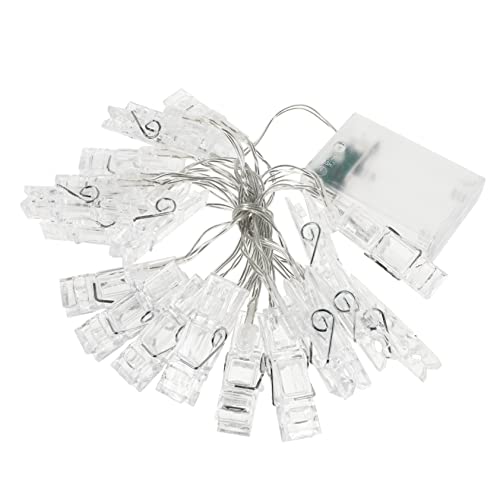 BUGUUYO 1 Stück Schnur Led-clip-lichterkette Deckenleuchten Led-leuchten Für Schlafzimmer Lichterketten Für Schlafzimmer Drinnen Led-streifenlichter Fee Clips Elektronisches Bauteil von BUGUUYO