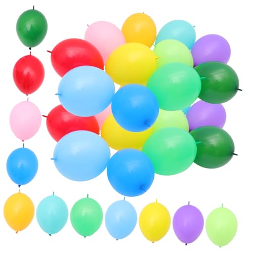 BUGUUYO 100st Schwanzballon Luftballons Für Die Partyszene Luftballons Verbinden Hochzeitsballon-kit Dekorative Luftballons Partydekorationen Dekorationen Für Hochzeitsballons Emulsion von BUGUUYO