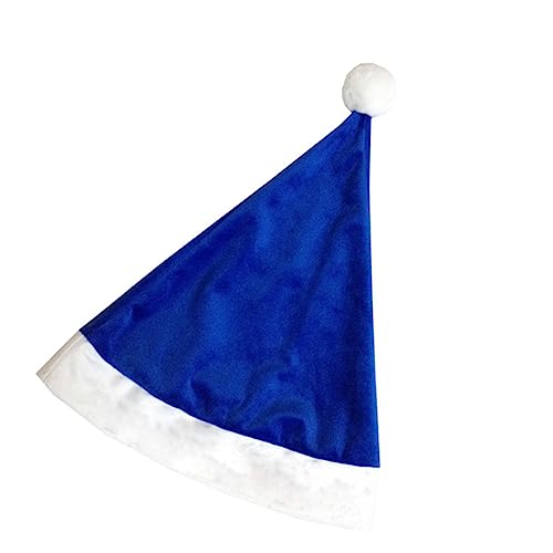 BUGUUYO 1stk Weihnachtsmützen Super Lange Weihnachtsmütze Neuheit Weihnachten Kleinkind Weihnachtsmütze Weihnachtsdekorationen Weiße Weihnachtsmütze Kindermütze Santa Schlüssel Plüsch Blue von BUGUUYO