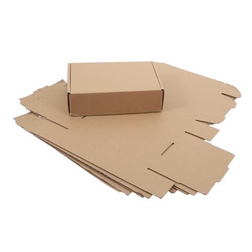 BUGUUYO 20 Stück Wellpappkartons Zum Versenden Und Verpacken Langlebige Leerkartons Stabile Verpackungsbox Versandkarton Aus Wellpappe Versandkarton von BUGUUYO