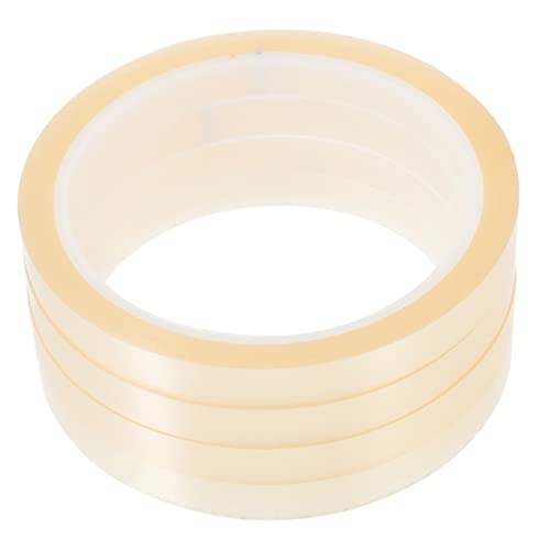 BUGUUYO 4 Rollen Hochtemperaturbeständiges Klebeband Band drücken Sublimationswärmeband insulation tape isolierklebeband Leiterplatten-Heizband Klebeband für die Elektronik Polyesterfolie von BUGUUYO