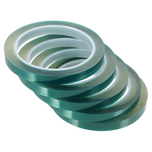 BUGUUYO 5 Rollen Wärmeübertragungsband Gaffers Tape Stopper Klebeband Im Freien Wasserdichtes Band Packband Klar Klebeband Klar Bandspender Leitung Beständig Luft Das Haustier Green von BUGUUYO