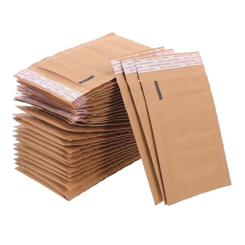 BUGUUYO 50 Stück Kuriertaschen Verpackungsbeutel Papierversand Für Den Versand Verpackungsumschläge Kleine Versandtaschen Gepolsterte Versandumschläge Paketzubehör Lieferungen von BUGUUYO