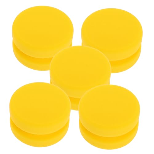 BUGUUYO 5st Auto Polierschwamm Autowachsschwamm Polierpads Zum Polieren Auto Schwamm Polierschwamm Pads Wachspads Werkzeug Zum Polieren Von Autowachs Auto Polierset Autowaschschwamm Yellow von BUGUUYO