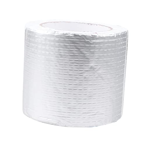 BUGUUYO Butylband für zu Hause ultra waterproof tape aluklebeband Aluminiumfolienband Schwellerreparaturband Butylband reparieren Butylkautschukband Klebeband für Dachreparaturen Silver von BUGUUYO