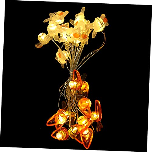 BUGUUYO Karotten-lichterketten Batteriebetriebene Osterlichter Ostern Lichterketten Gastgeschenke Für Ostern Lampenszenendekor Festlampe Batterie Osterlichter Dekorative Lampe Plastik von BUGUUYO