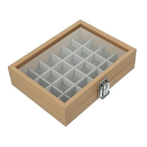 BUGUUYO Kasten travel schmuckbox travel jewelry case Holzschmuckkästchen jewelry box stapelbare Schmuckkästchen Schmuck-Organizer Regal Schmuckhalter schmuckschatulle aus holz Legierung von BUGUUYO