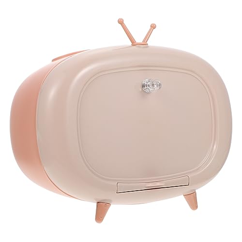 BUGUUYO Pappschachtel Storage Boxes aufbwahrungs-Box Cellphone Holder TV-Fernbedienungshalter Cocktailservietten Taschentuchhalter aus Kunststoff Wohnzimmer Serviettenhalter Magnet Rosa von BUGUUYO