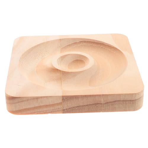 BUGUUYO Schmuckbrett Aus Holz Perlenbrett Für Armband Perlenbrett Aus Massivem Holz Organizer Tablett Zur Schmuckherstellung Beige von BUGUUYO