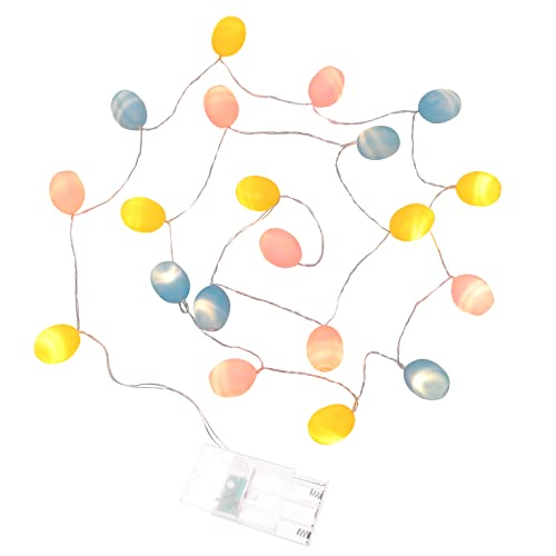 BUGUUYO Schnur Ostereier Lichter Dekorative Osterlichter Osterlichter Osterparty Lichter Vinyl von BUGUUYO