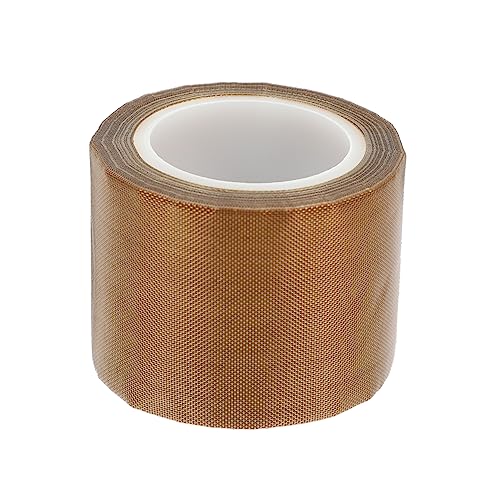 BUGUUYO braunes Band hitzebeständiges klebeband heat resistant tape selbstklebendes Gewebeband Drahtband Leckband Hochtemperaturband Bänder für Hitzebeständigkeit Glasfasergewebe Brown von BUGUUYO