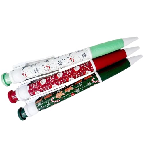 3Pcs Neuheit Riesige Stift Weihnachten Kugelschreiber Einziehbare Riesige Stift Strumpf Füllstoffe Für Student Schreiben Journaling von BUMMPI