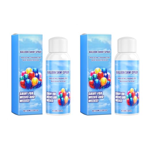 BUMMPI 1 Flasche / 2 Flaschen Ballonglanzspray Glanzspray Ballon Helligkeiten Spray Ballonspray verbessern Helligkeit 100 ml Flasche von BUMMPI