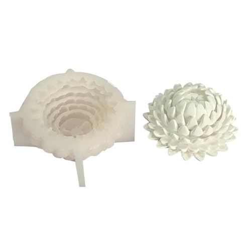 BUMMPI 3D-Silikonformen in Blumenform für Seife, Gips, Dekorationen, Zuhause, Schreibtisch, Ornamente, Epoxidharz von BUMMPI