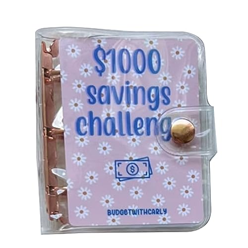 Binder Spar Challenge 150 300 1000-Dollar Geldsparbudgets Geldumschlag Geldbörse Budgetbinder Notizbuch von BUMMPI