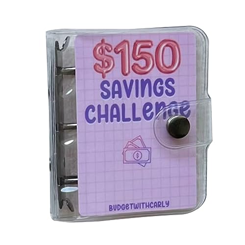 Binder Spar Challenge 150 300 1000-Dollar Geldsparbudgets Geldumschlag Geldbörse Budgetbinder Notizbuch von BUMMPI