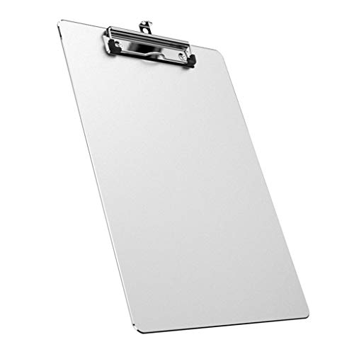 Schreib-Clipboard aus Aluminiumlegierung, rutschfest, Hartfaserplatte, Papierhalter für Büro von BUMMPI