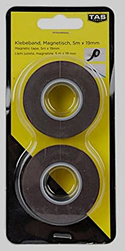 BURI Magnetisches Klebeband 5m x 1,9cm Magnetklebeband Bastelband Magnetstreifen von BURI
