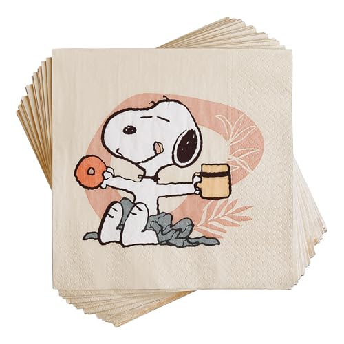 BUTLERS (6 Stück) PEANUTS Papierserviette Snoopy genießend von BUTLERS