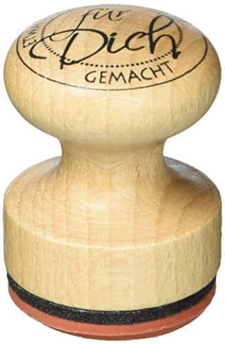 BUTTERER 28851000 Rayher Stempel für Dich, 3 cm Durchmesser von Rayher