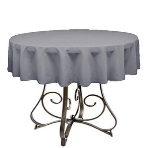 BUY AND SELL 95 Tischdecke 91,4 cm Rund ist, von kaufen und Verkaufen 95 Corp Tablecloth 36 inch Round Grey Grau von BUY AND SELL 95