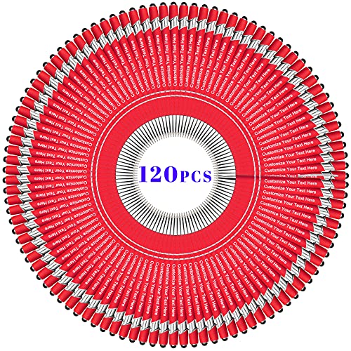 BVlleorueoi Bis Zu 300 Stück Personalisierbarer Kugelschreiber, Personalisierter Metall Stift mit Stylus, Kugelschreiber mit Namen, Logo, Nachricht Gravur Geschenk für Frauen Männer-120 Stück von BVlleorueoi