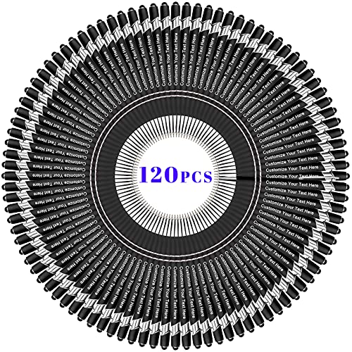 BVlleorueoi Bis Zu 300 Stück Personalisierbarer Kugelschreiber, Personalisierter Metall Stift mit Stylus, Kugelschreiber mit Namen, Logo, Nachricht Gravur Geschenk für Frauen Männer-120 Stück von BVlleorueoi