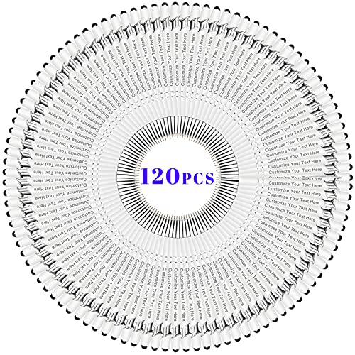 BVlleorueoi Bis Zu 300 Stück Personalisierbarer Kugelschreiber, Personalisierter Metall Stift mit Stylus, Kugelschreiber mit Namen, Logo, Nachricht Gravur Geschenk für Frauen Männer-120 Stück von BVlleorueoi