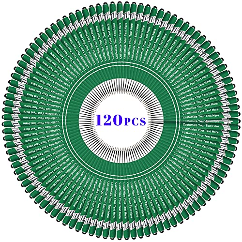 BVlleorueoi Bis Zu 300 Stück Personalisierbarer Kugelschreiber, Personalisierter Metall Stift mit Stylus, Kugelschreiber mit Namen, Logo, Nachricht Gravur Geschenk für Frauen Männer-120 Stück von BVlleorueoi