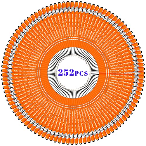 Bis Zu 300 Stück Personalisierbarer Kugelschreiber, Personalisierter Metall Stift mit Stylus, Kugelschreiber mit Namen, Logo, Nachricht Gravur Geschenk für Frauen Männer-252 Stück von BVlleorueoi