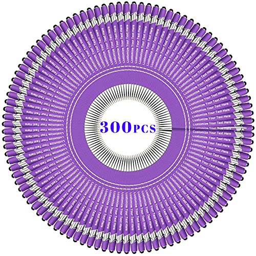 BVlleorueoi Bis Zu 300 Stück Personalisierbarer Kugelschreiber, Personalisierter Metall Stift mit Stylus, Kugelschreiber mit Namen, Logo, Nachricht Gravur Geschenk für Frauen Männer-300 Stück von BVlleorueoi