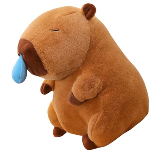 BWANGIAO Schöne Capybaras-Figur, Spielzeug, laufende Nase, Umarmungspuppen, Duschgeschenke, Capybaras, waschbare Puppen für Kleinkinder von BWANGIAO