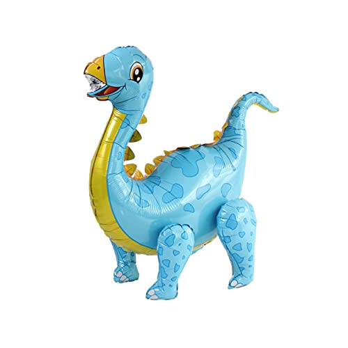 Dino Folienballon Diplodocus im schönen metallic Farben, ein Hingucker für jede Party… (Blau) von BWS