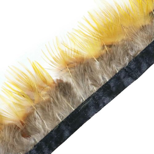 1 Meter natürliche Fasanenfedern, Besatz, Huhn, Pfauenfeder, Fransen für Kostüm, Kleidung, Nähen, Hochzeitszubehör 1 Meter natürliche Fasanenfedern, Besatz, Huhn, Pfauenfeder, Fransen für Kostüm, Kleidung, Nähen, Hochzeitszubehör von BXVXWKJXKR